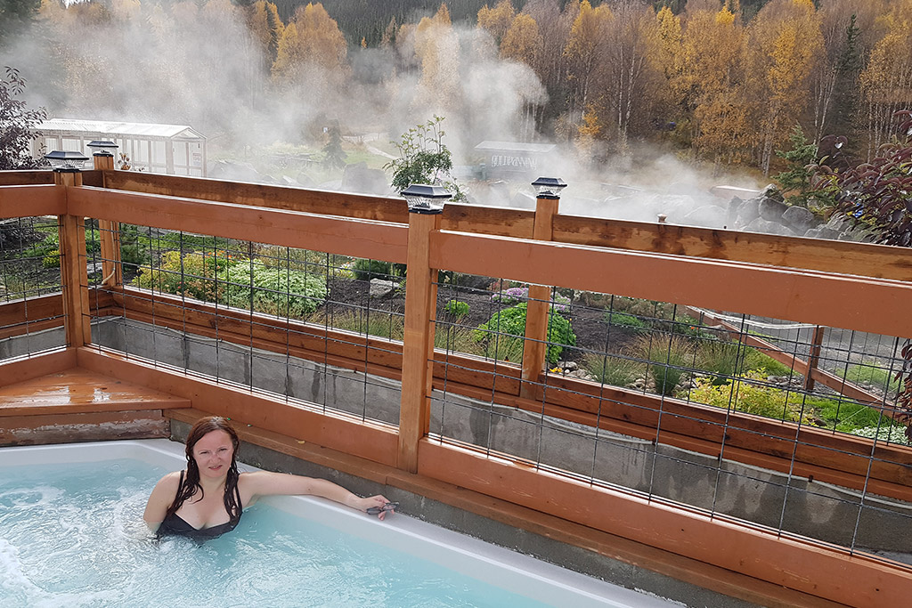 chena hot springs in autumn