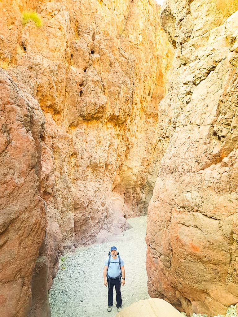 Chris on the arizona hot springs trail.