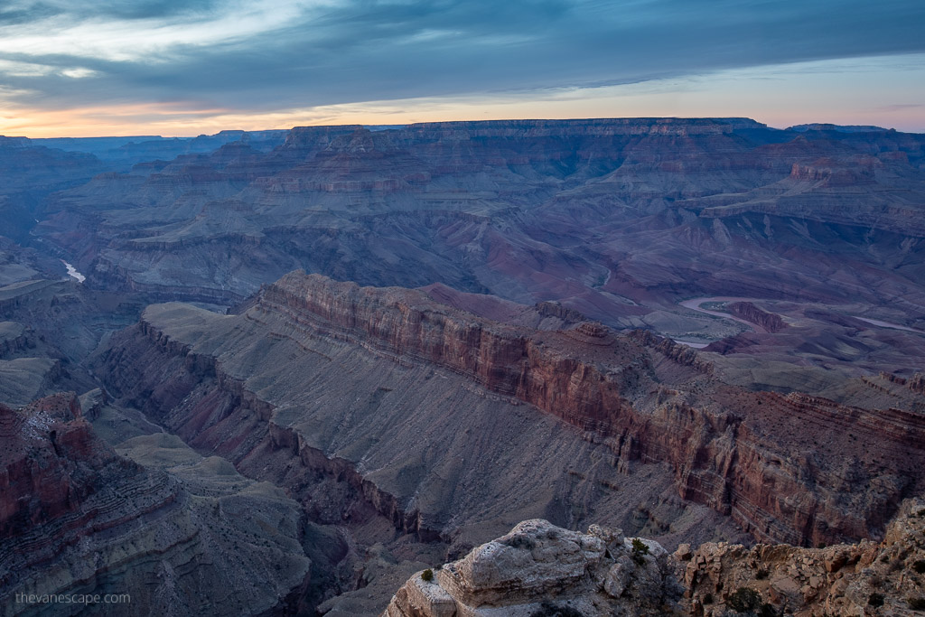 Sunset from Lipan Point.