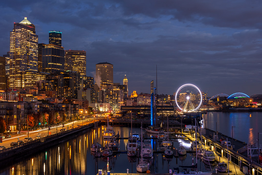 Seattle Waterfront at night