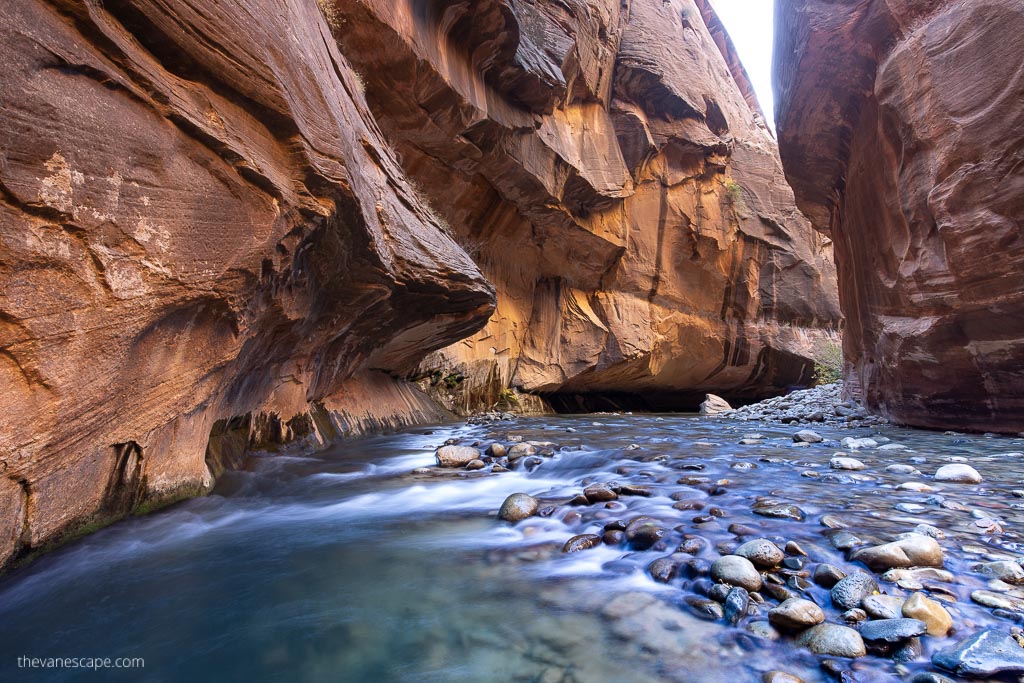 the narrows hike in zion national park