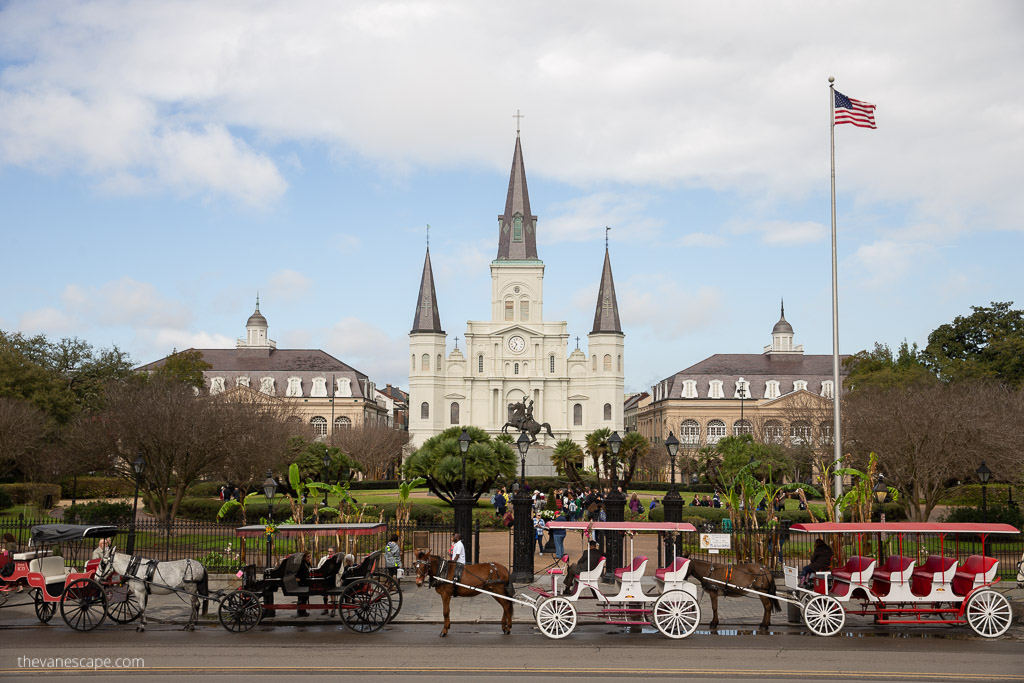 St. Louis Cathedral and Jackson Square