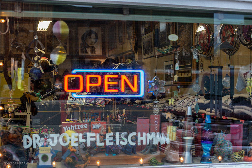 Dr Joel Fleischman office - Cicely’s Gift Shop