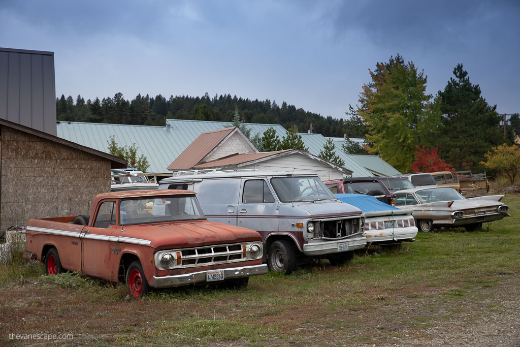 old cars in Roslyn. 