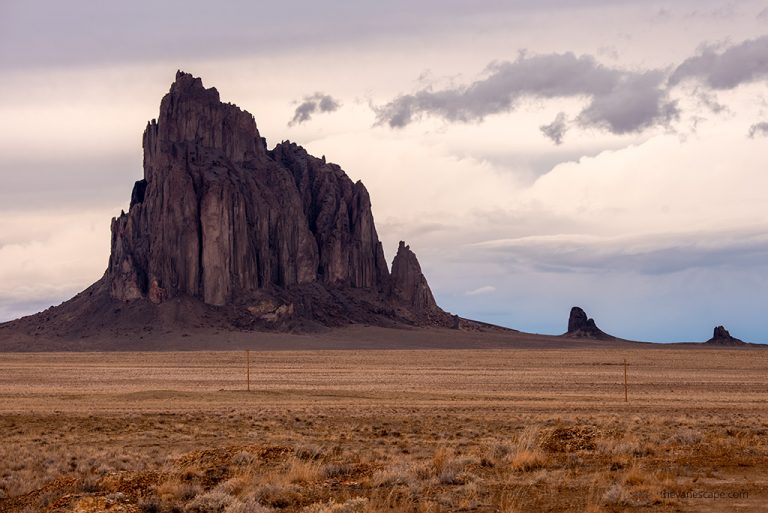 Visiting Shiprock in New Mexico