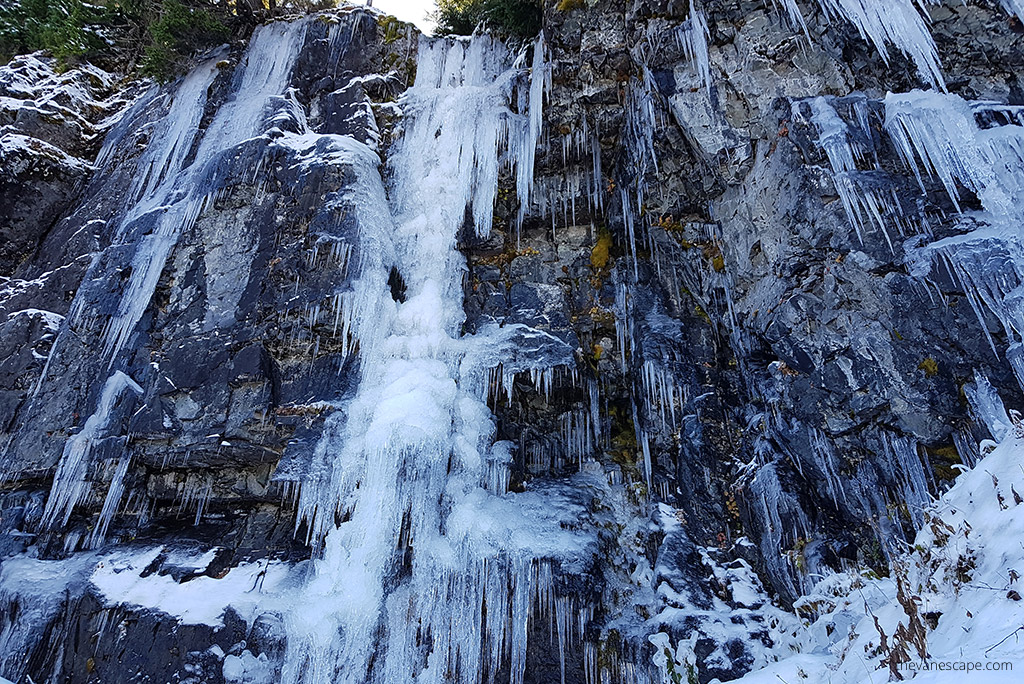 frozen waterfall