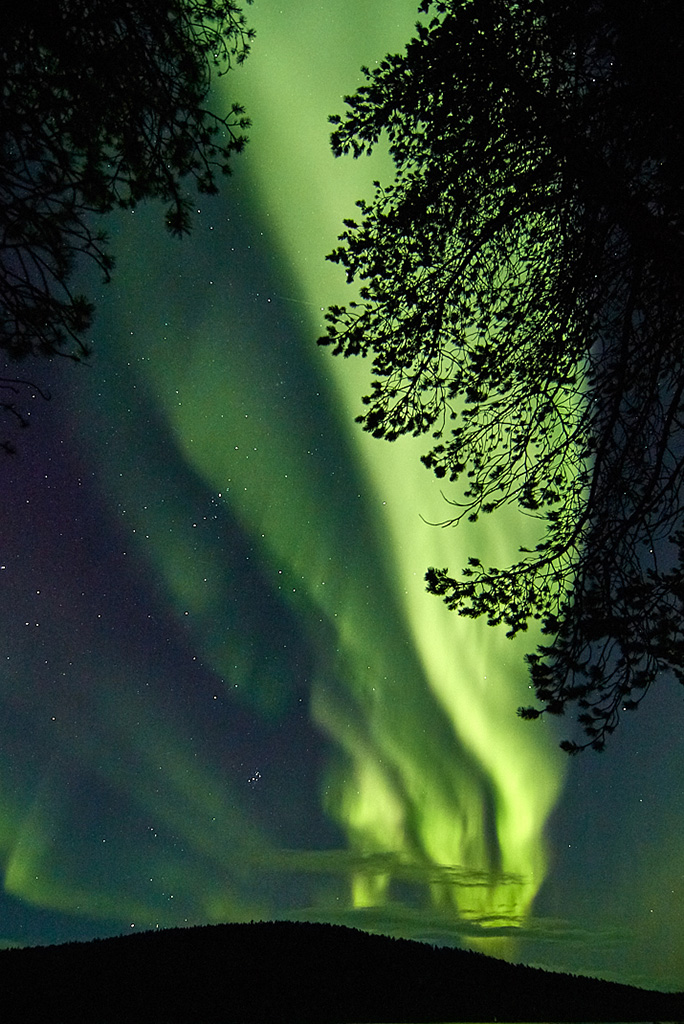 Northern Lights Aurora Borealis.