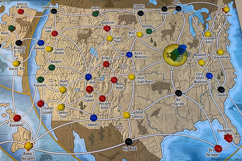 Road Trip Packing List: Trekking The National Parks: The Award-Winning Family Board Game. 