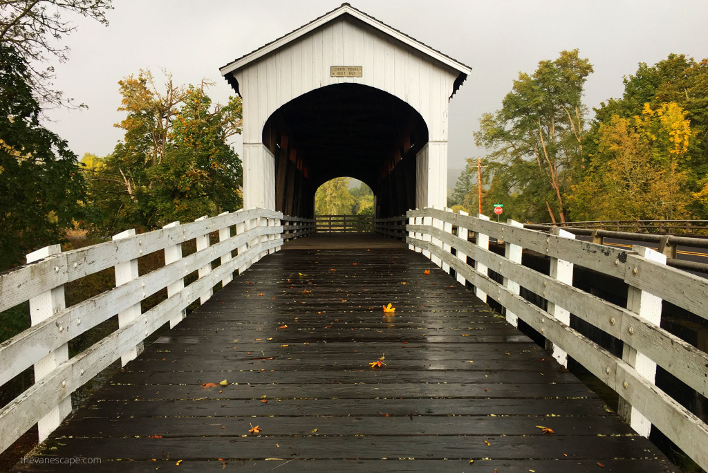 Currin Bridge after rain.