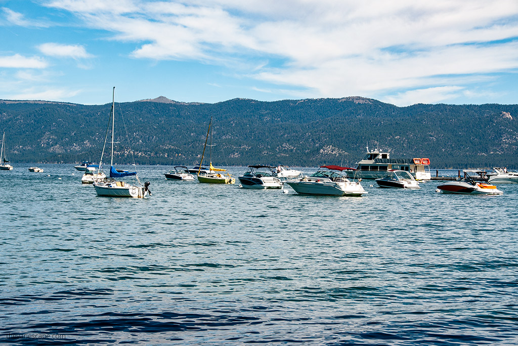 Boats at Lake Tahoe