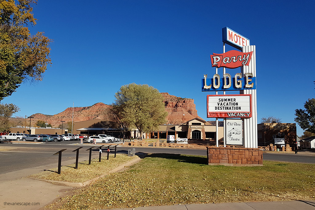 Parry Lodge in Kanab.