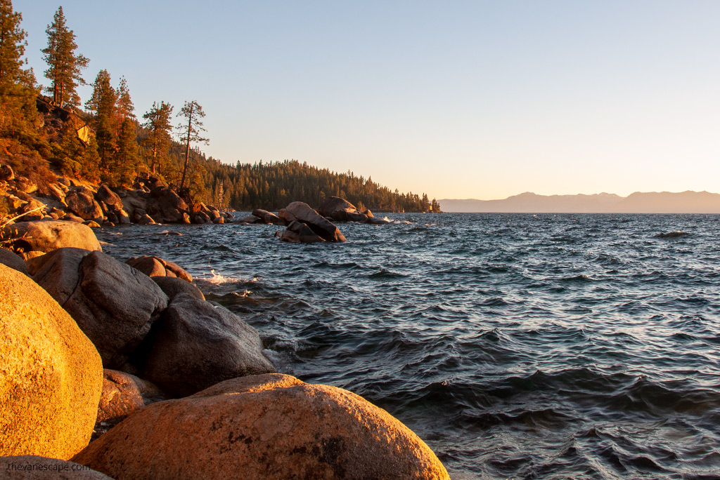 Lake Tahoe Attractions - hike to bonsai rock