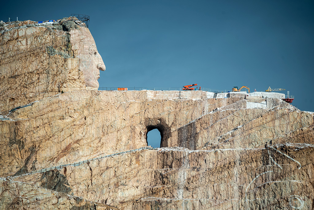 Crazy Horse Memorial in  South Dakota