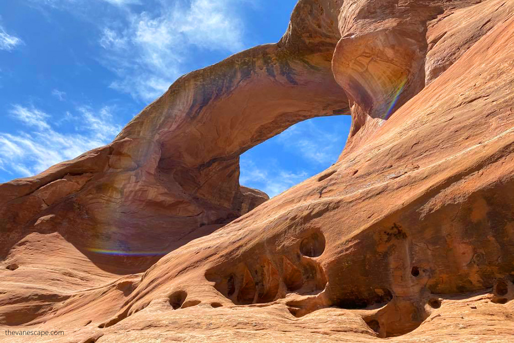 stunning and huge orange arch