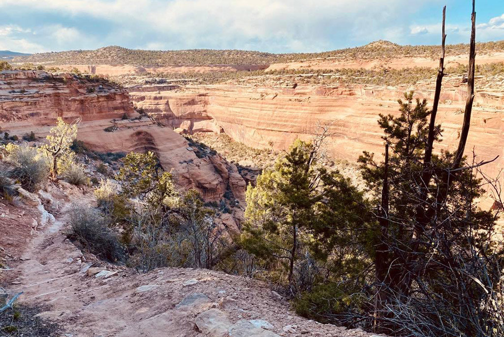 Backcountry hiking trails in Colorado National Monument