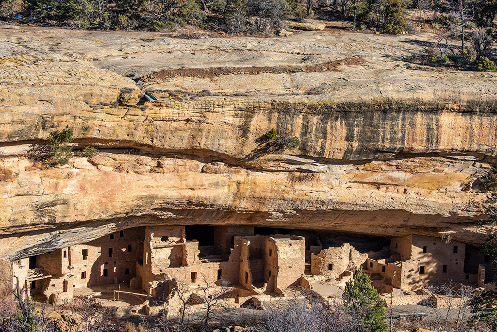 Cliff Dwelling tour in Mesa Verde National Park. 
