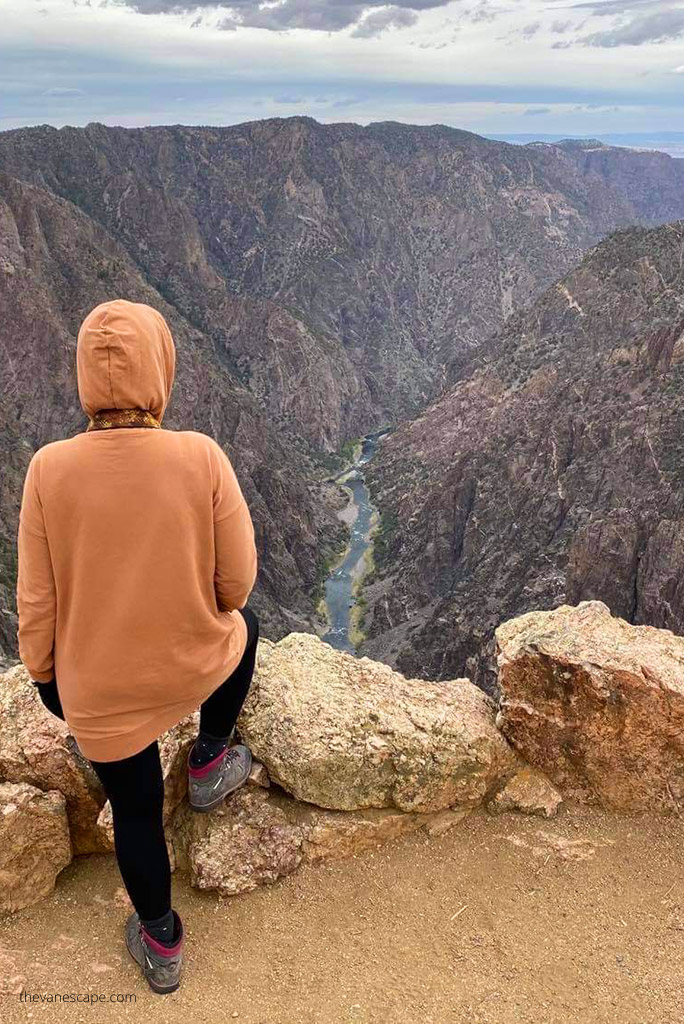 Agnes in Black Canyon of the Gunnison