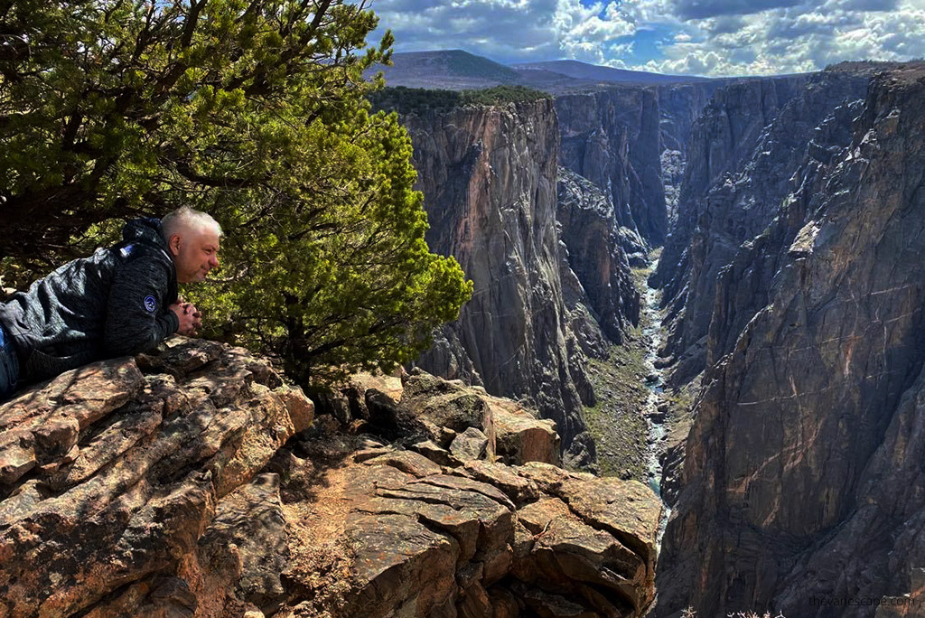 Chris in Black Canyon of the Gunnison National Park