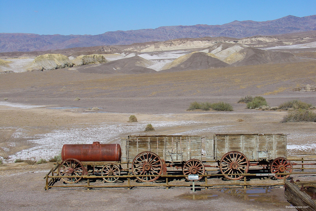 Old Wagon Train at the Harmony Borax