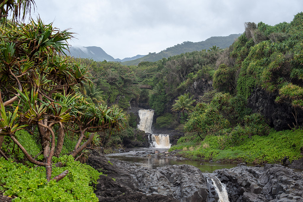 Seven Sacred Pools on Maui  - ‘Ohe’o Gulch between jungle