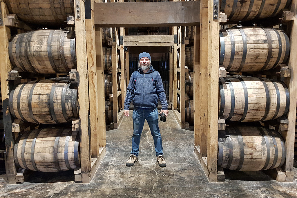 Chrisl Labanowski in Jack Daniel's Distillery in Lynchburg