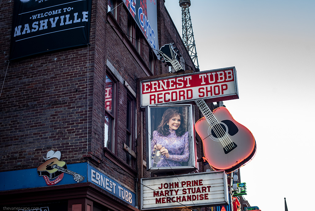 Ernest Tubb Record Shop in Nashville