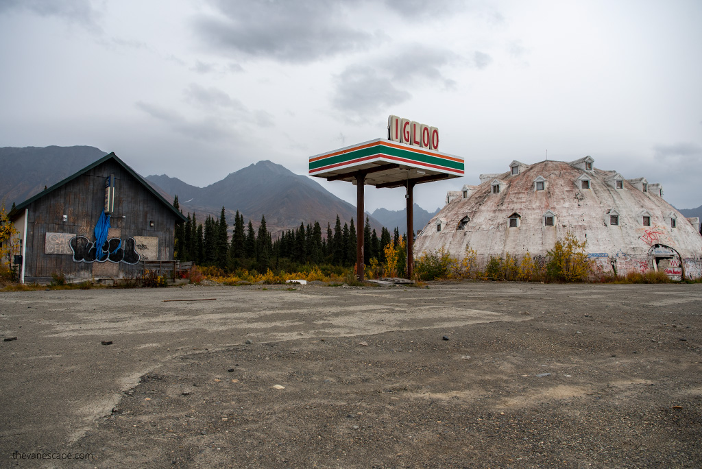 abandoned igloo city in alaska