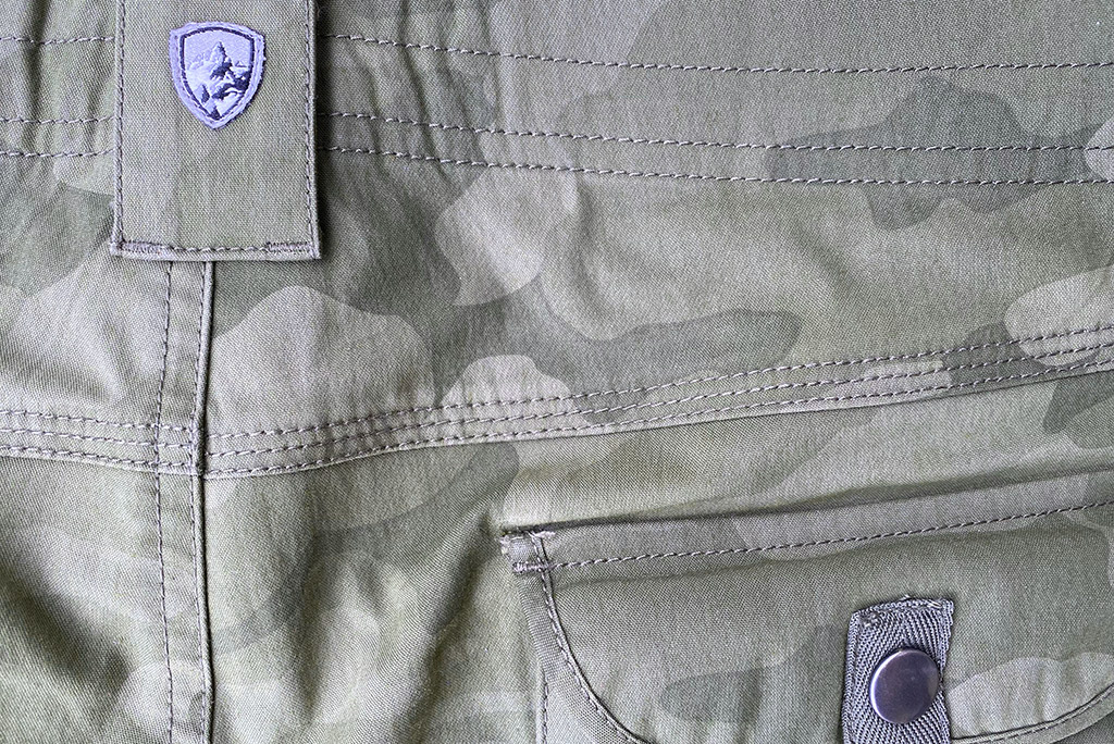 Kuhl shorts  details.