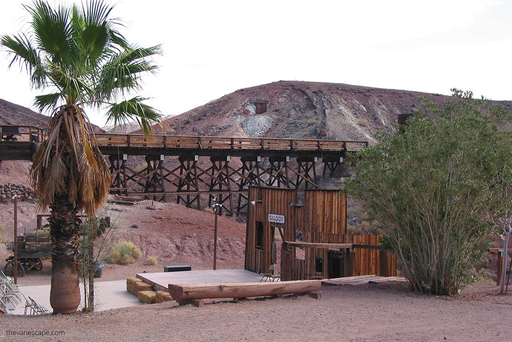 old buildlings in Calico 