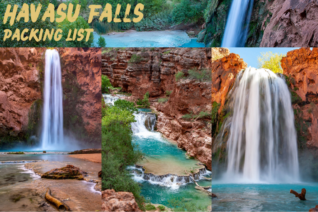 havasu falls packing list