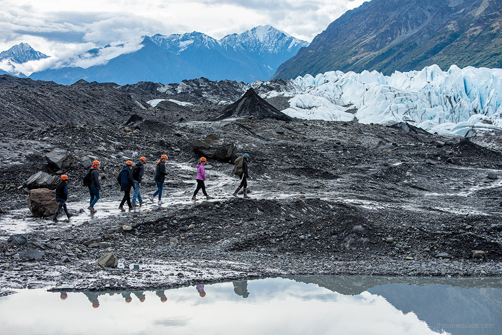 Matanuska Glacier Tour - our grup during hike