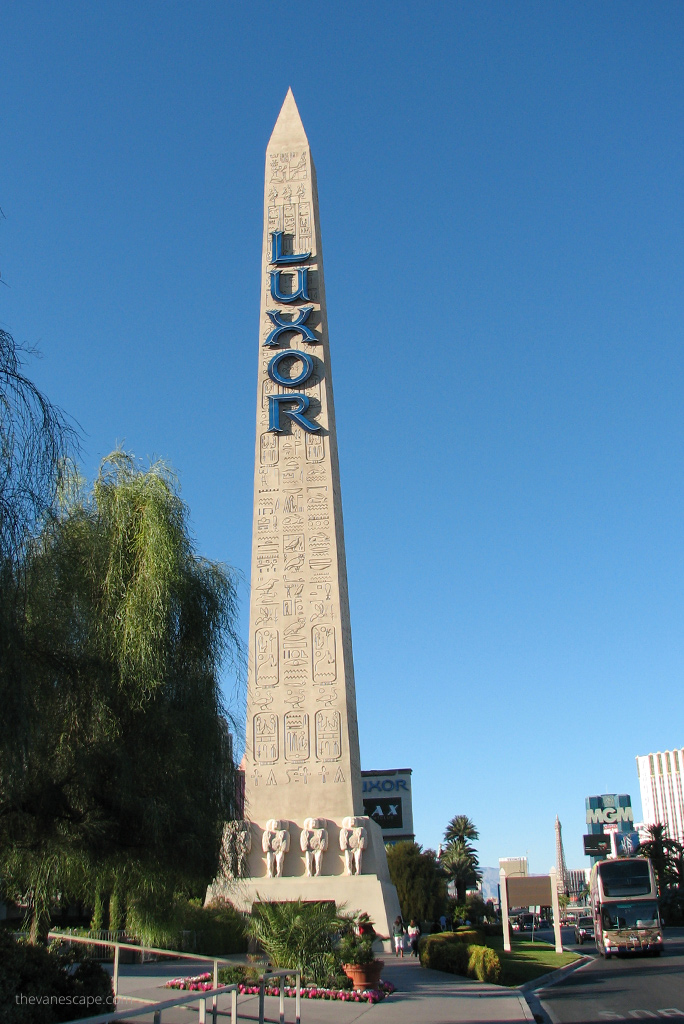 Luxor tower in Vegas