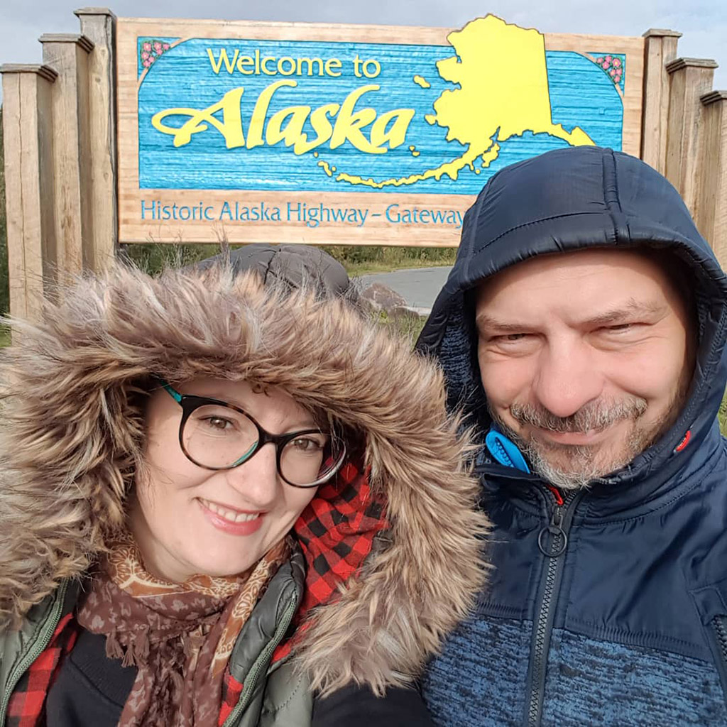 AgnesandChrisexploringAlaska The Van Escape