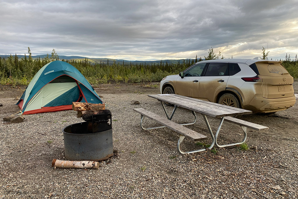 camping along the Dalton Highway 