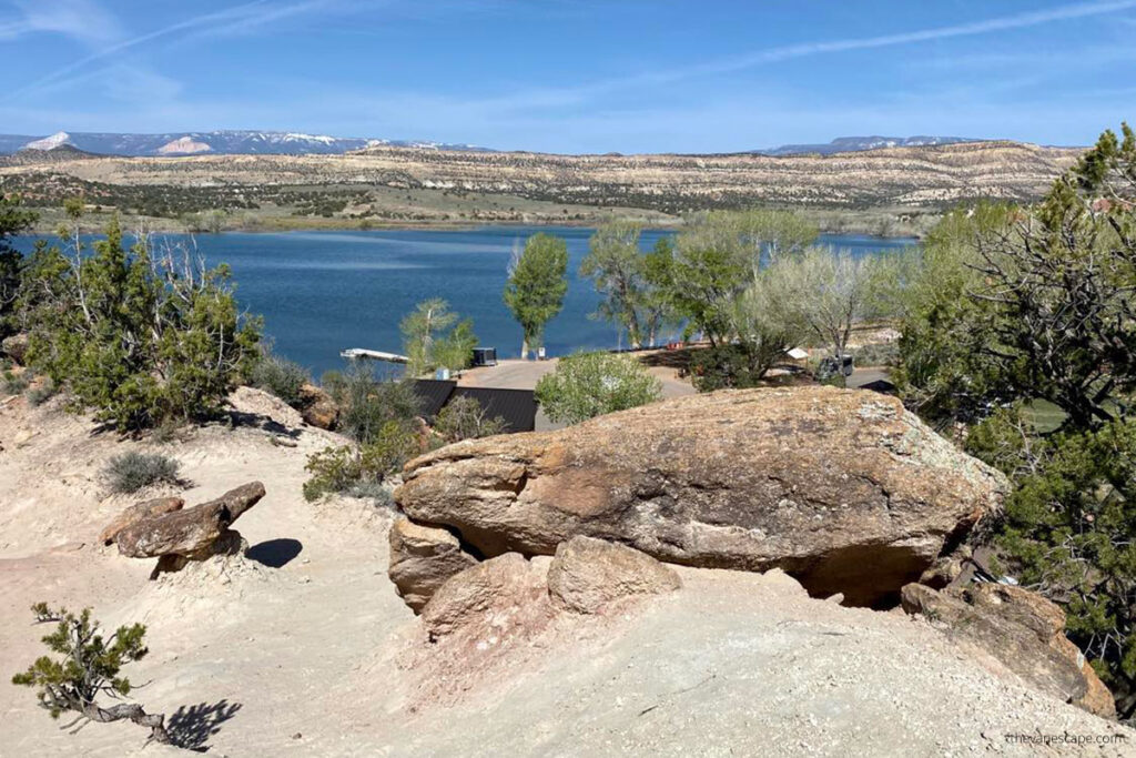 Escalante Petrified Forest State Park.