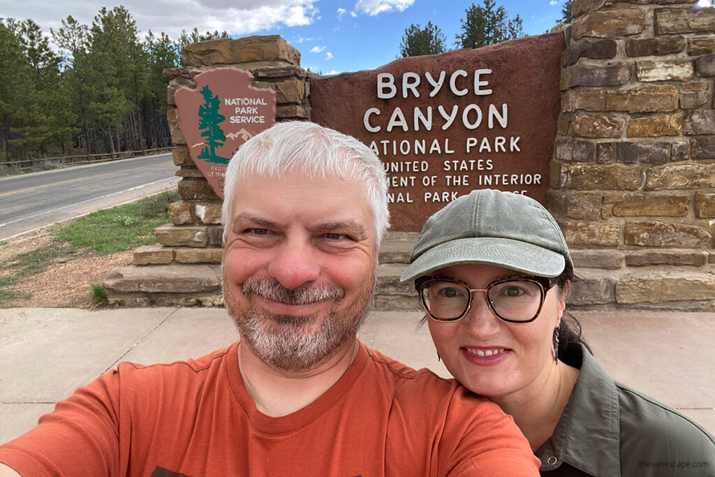 Agnes and Chris in Bryce Canyon National Park