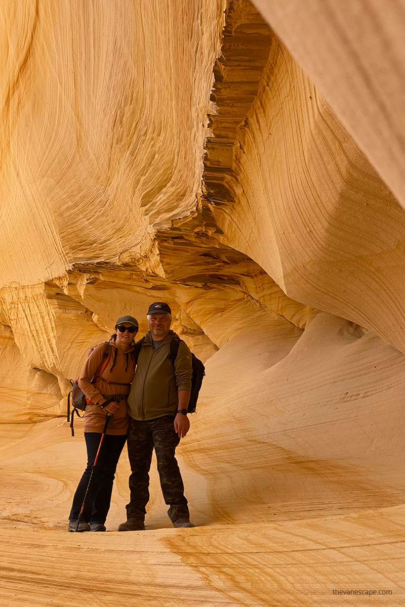 Agnes and Chris in Cutler Cove 