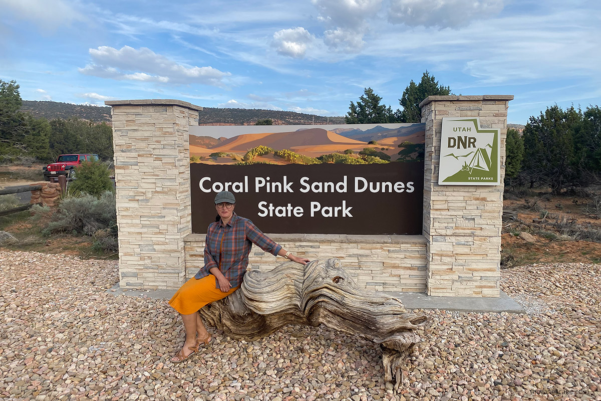 Agnes in Coral Pink Sand Dunes State Park