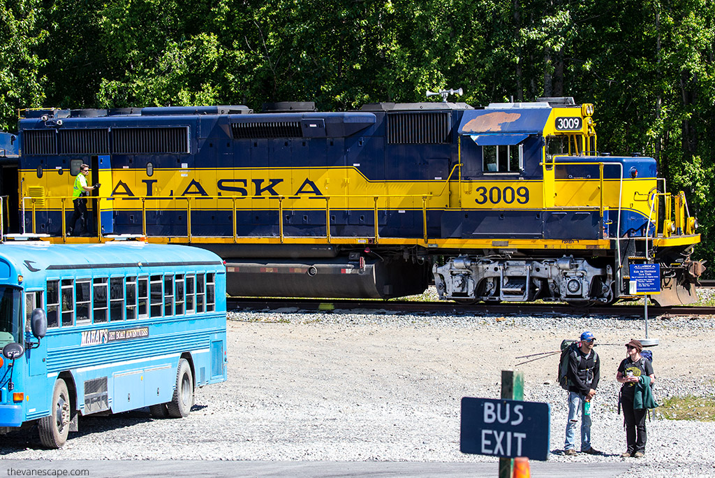 Anchorage to Denali by train