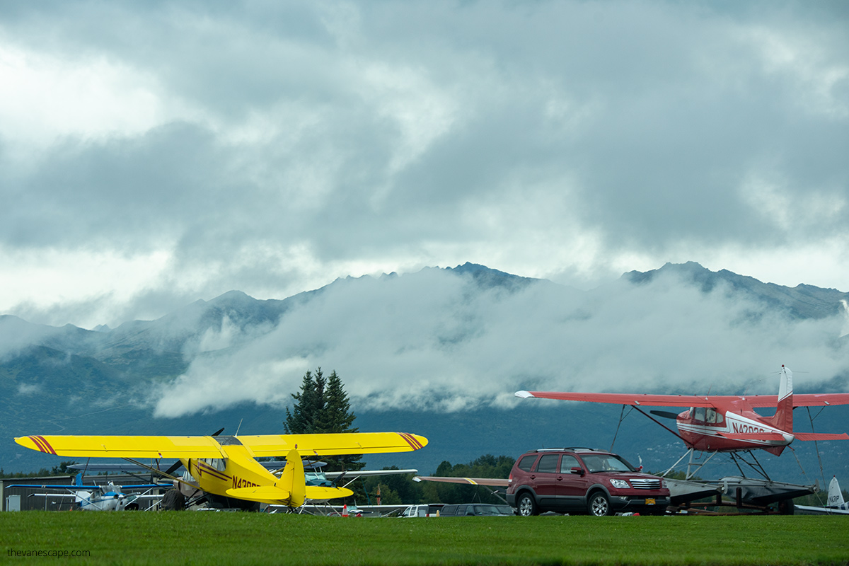Anchorage airport in summer - best time to visit Anchorage Alaska 