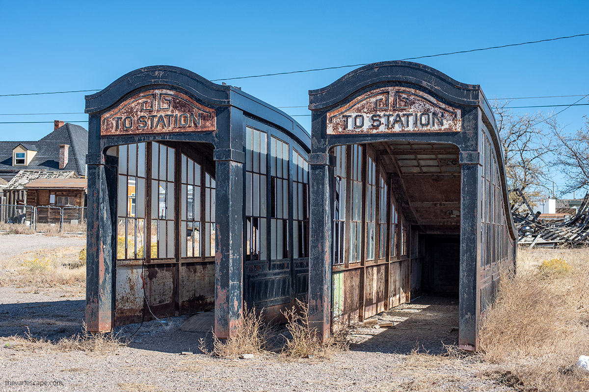 train station in Goldfield Nevada