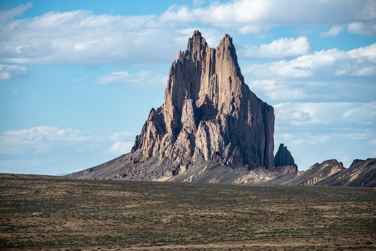 Visiting Shiprock in New Mexico