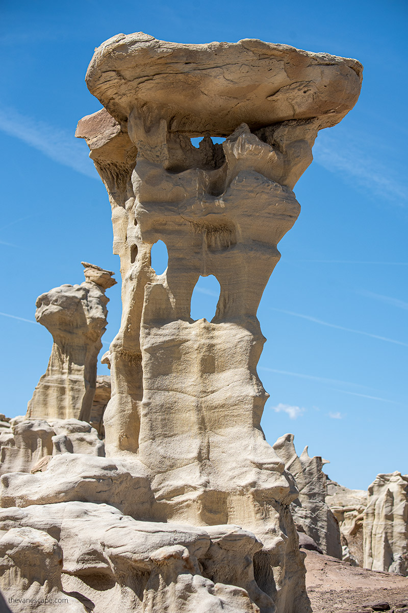 Alien Throne formation near Farmington New Mexico