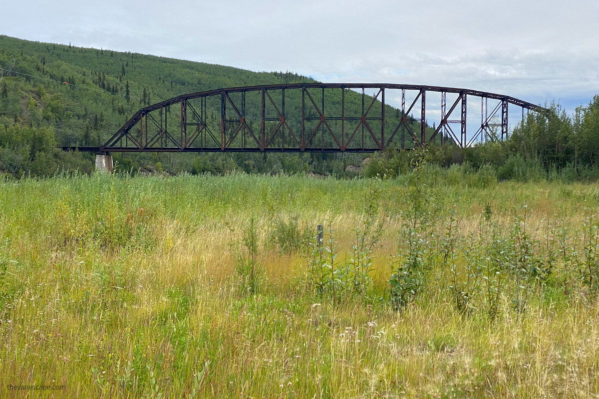 Mears Memorial Bridge in Nenana Alaska 