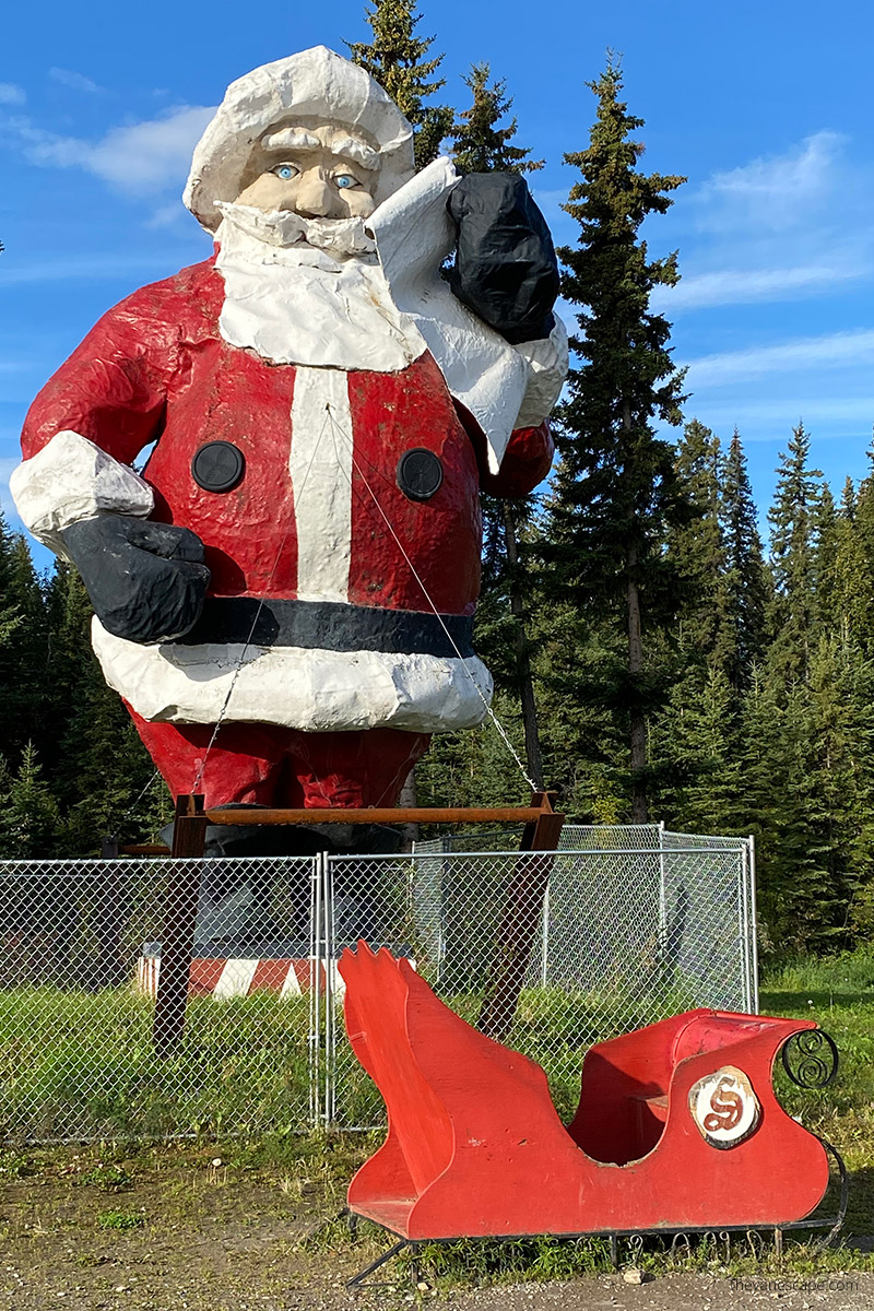 World's Largest Santa statue in North Pole