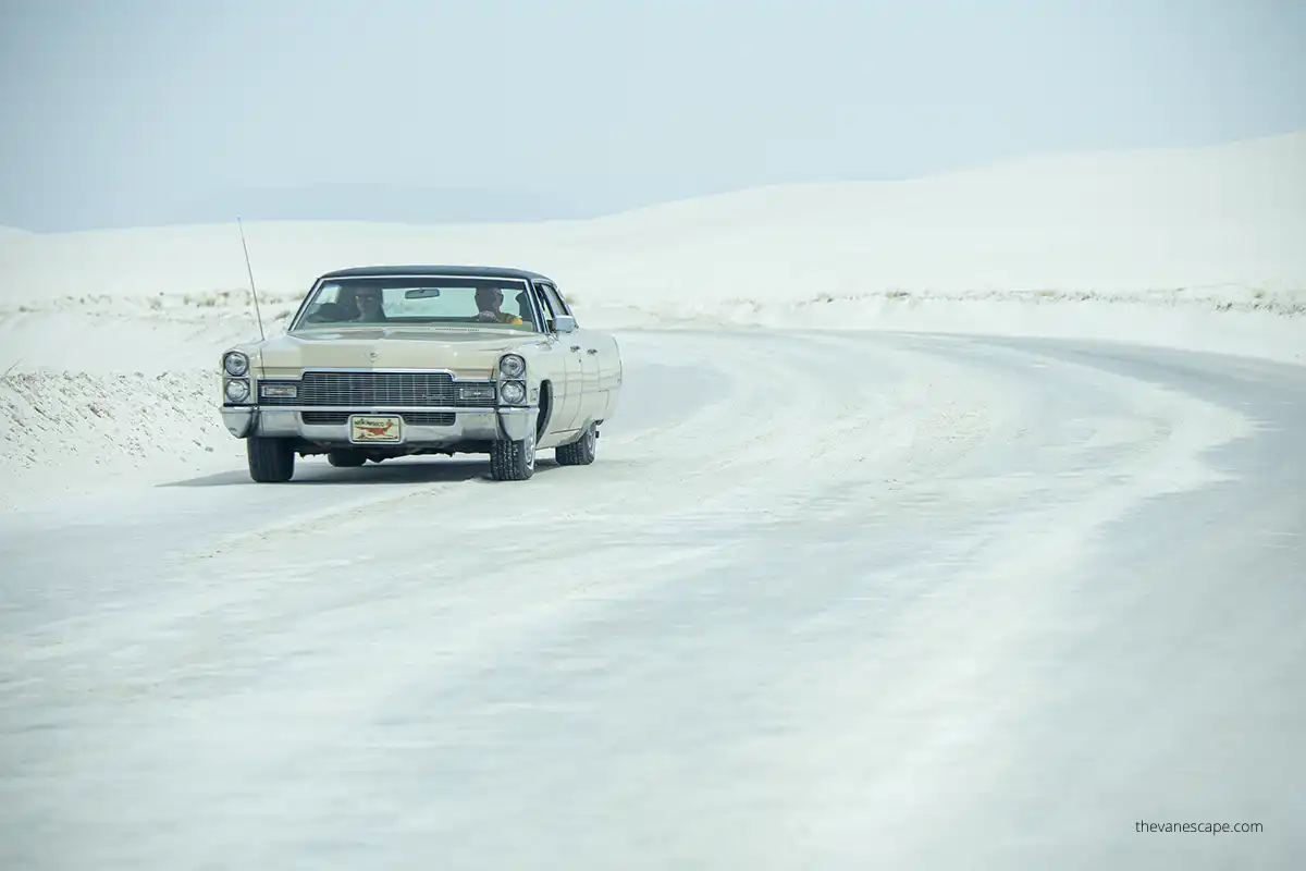 Scenic Dunes Drive - one of the top things to do in White Sands National Park.