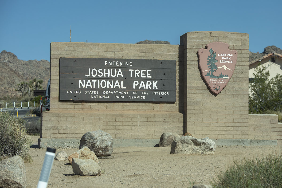 Park Boulevard drive in Joshua tree.